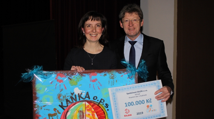 SILON has financially supported Kaňka with 100 tousand Czech crowns for the sixth time