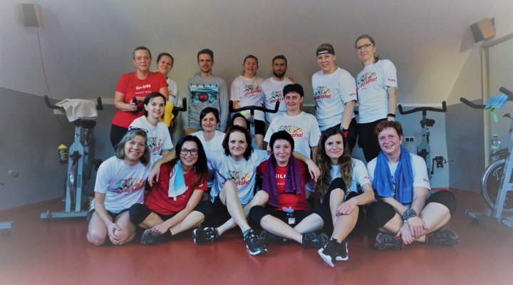 The SILON people stepped into the pedals to support Domestic Hospice Jordan